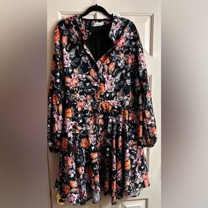 Floral Long Sleeve Dress